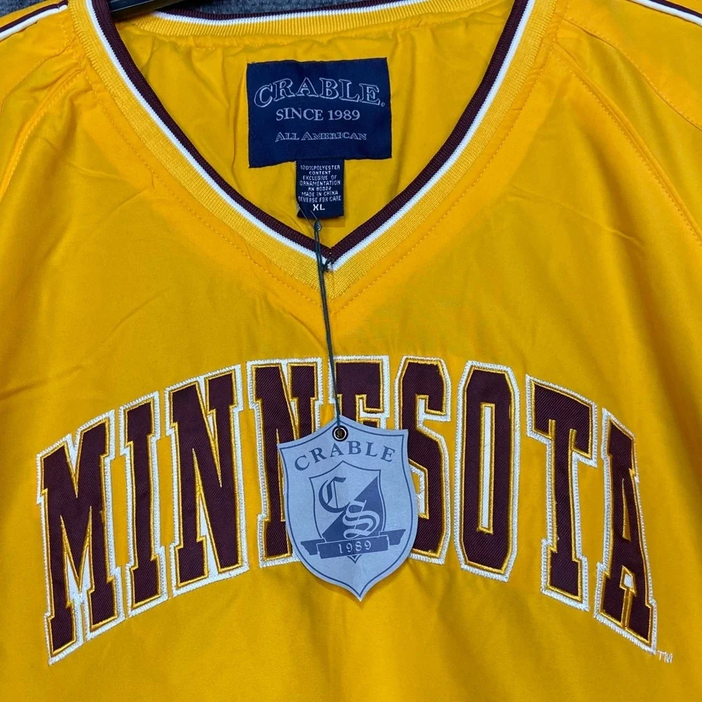 Crable Men's XL Minnesota Golden Gophers Vintage Pullover NCAA‎ Football 90s NWT